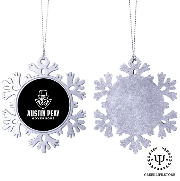 Austin Peay State University Christmas Ornament - Snowflake Metal