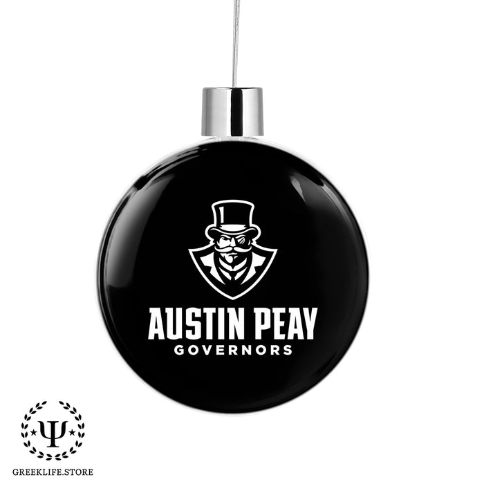 Austin Peay State University Christmas Ornament Flat Round