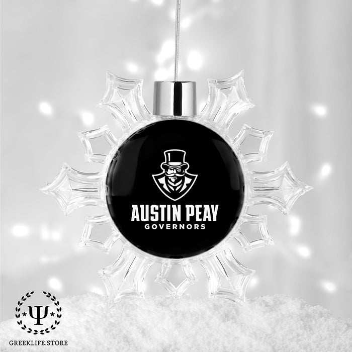 Austin Peay State University Christmas Ornament - Snowflake