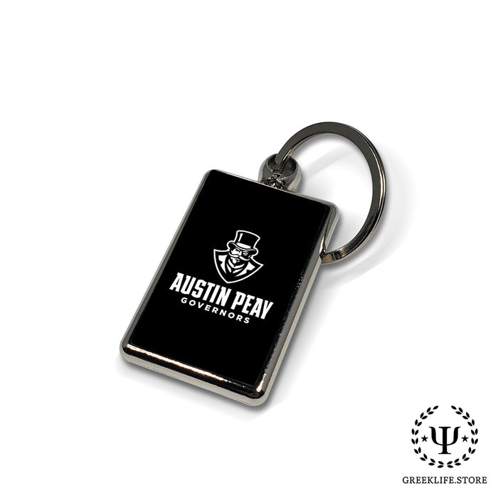 Austin Peay State University Keychain Rectangular