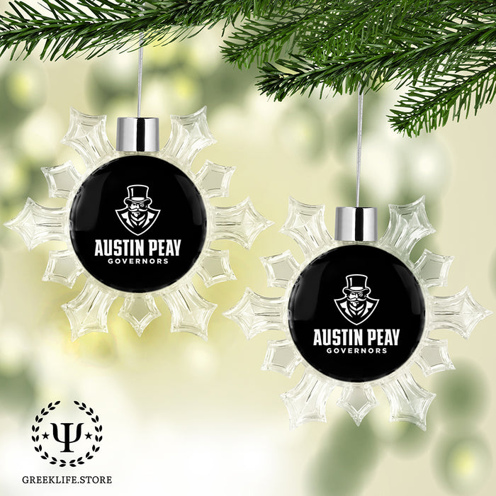 Austin Peay State University Christmas Ornament - Snowflake