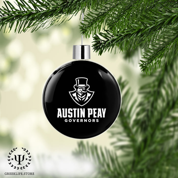 Austin Peay State University Christmas Ornament Flat Round