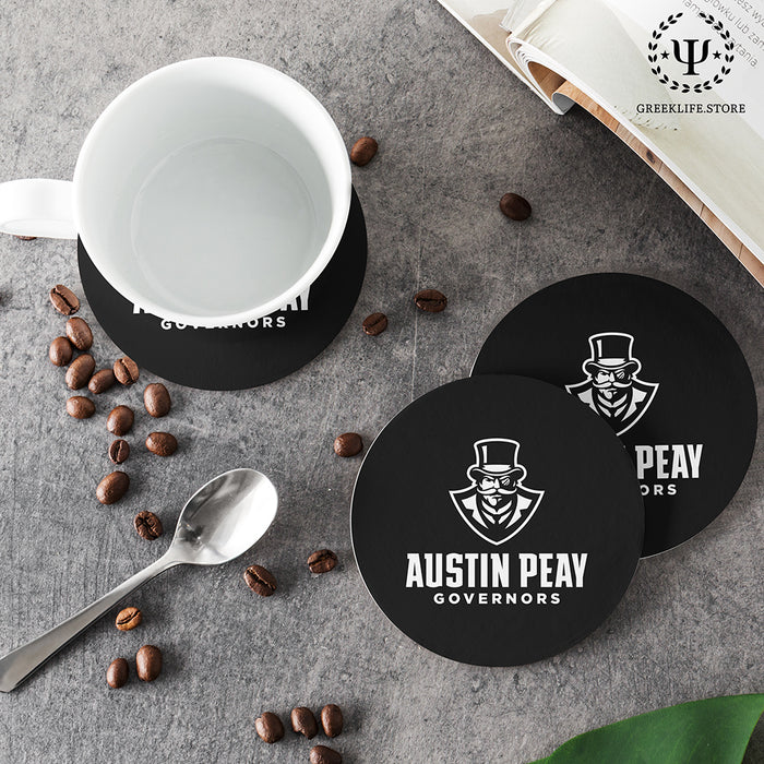 Austin Peay State University Beverage coaster round (Set of 4)
