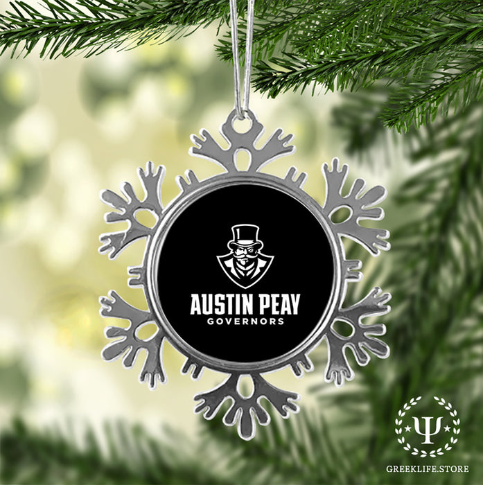 Austin Peay State University Christmas Ornament - Snowflake Metal