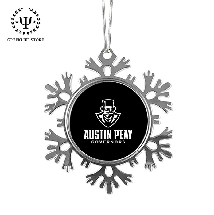 Austin Peay State University Christmas Ornament - Snowflake Metal