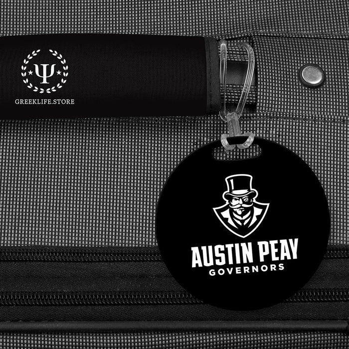 Austin Peay State University Luggage Bag Tag (round)