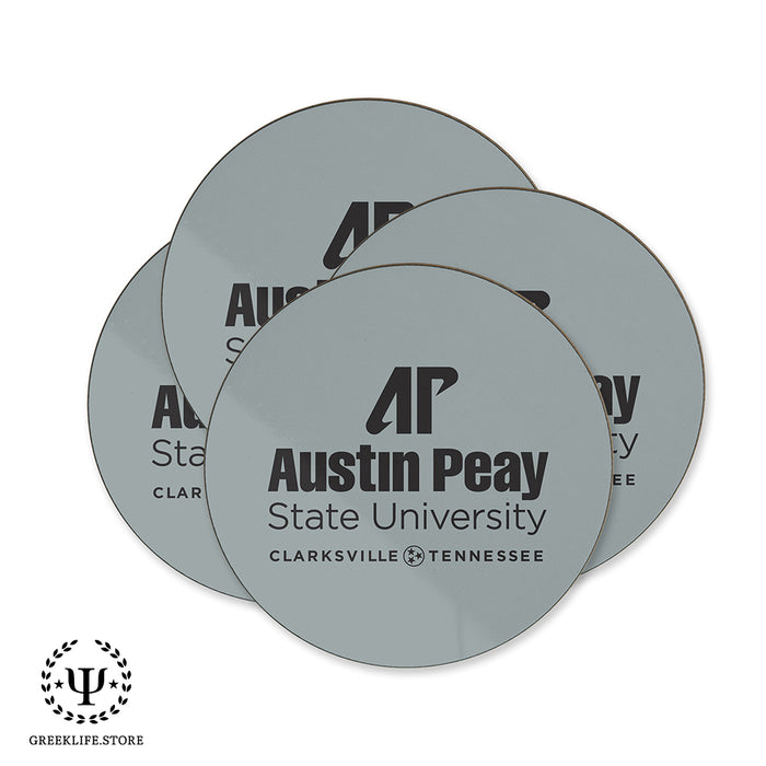 Austin Peay State University Beverage coaster round (Set of 4)