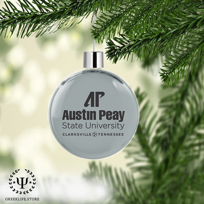 Austin Peay State University Christmas Ornament Flat Round