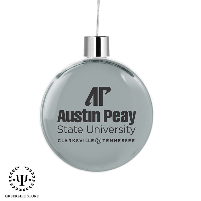 Austin Peay State University Christmas Ornament Flat Round