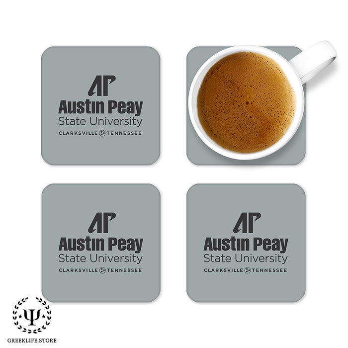 Austin Peay State University Beverage Coasters Square (Set of 4)