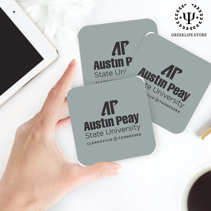 Austin Peay State University Beverage Coasters Square (Set of 4)
