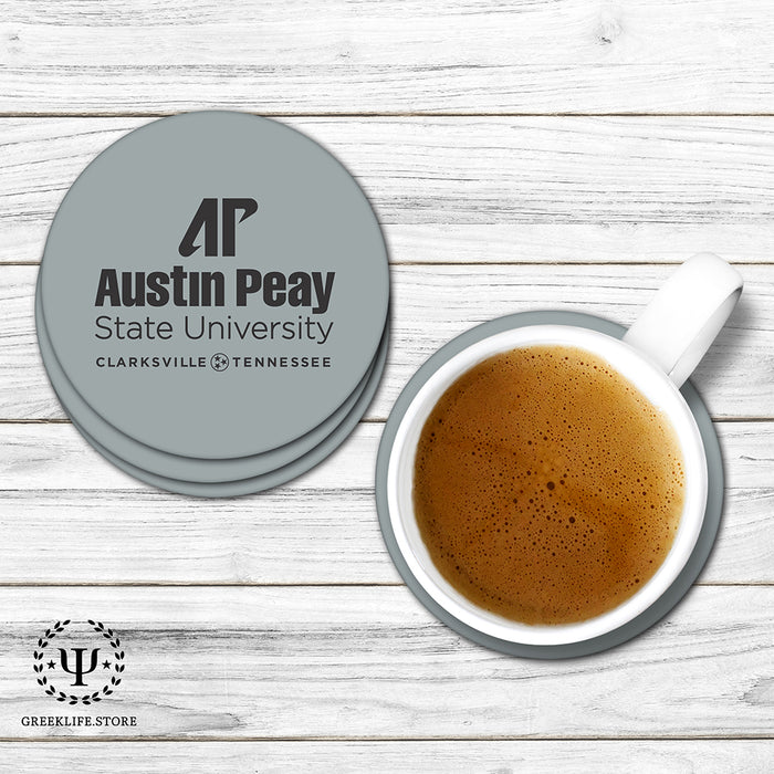 Austin Peay State University Beverage coaster round (Set of 4)
