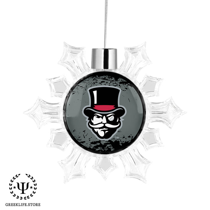 Austin Peay State University Christmas Ornament - Snowflake