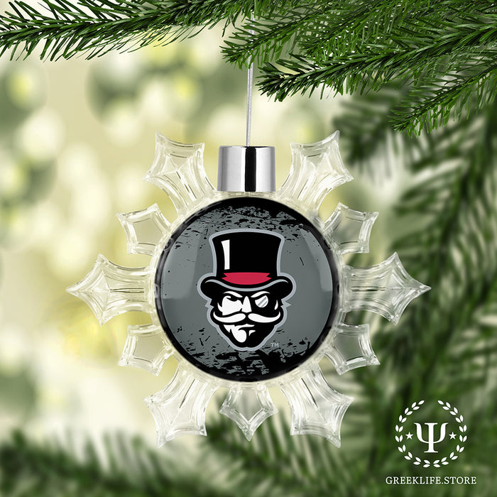 Austin Peay State University Christmas Ornament - Snowflake