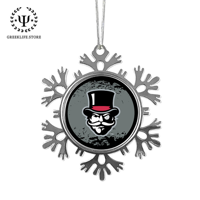 Austin Peay State University Christmas Ornament - Snowflake Metal