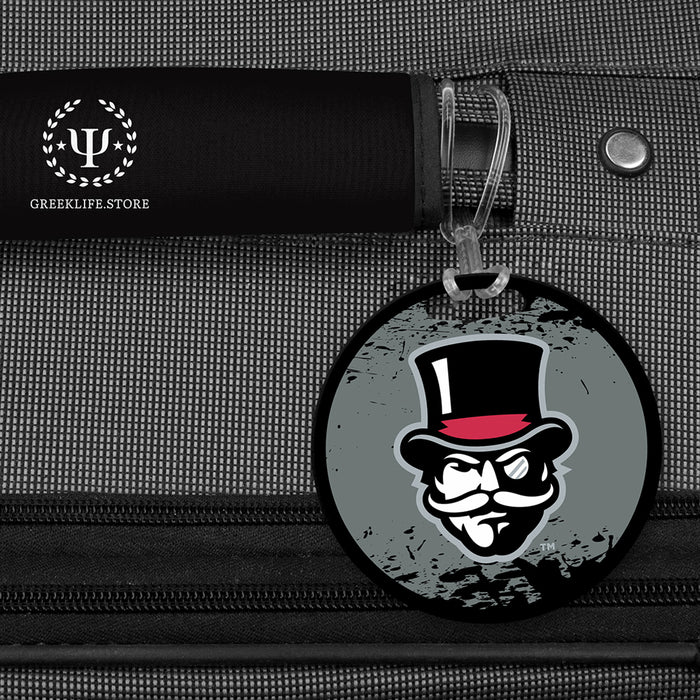 Austin Peay State University Luggage Bag Tag (round)