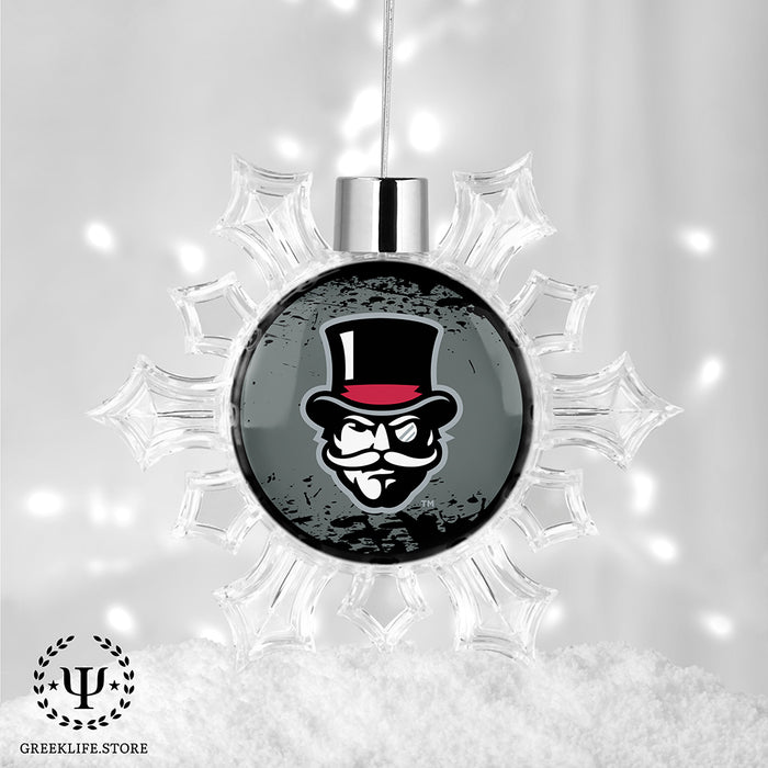 Austin Peay State University Christmas Ornament - Snowflake