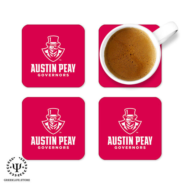 Austin Peay State University Beverage Coasters Square (Set of 4)