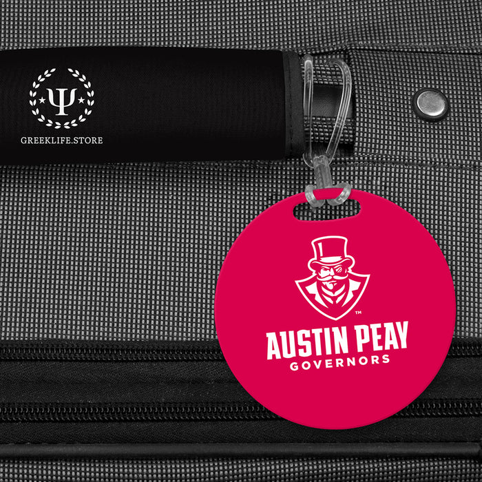 Austin Peay State University Luggage Bag Tag (round)