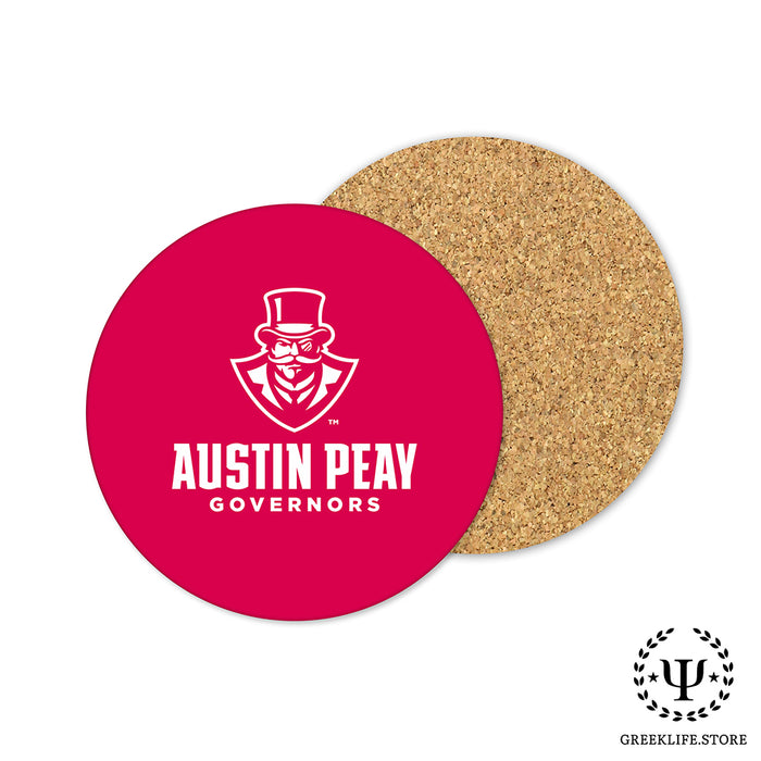 Austin Peay State University Beverage coaster round (Set of 4)