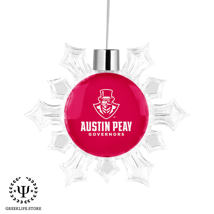 Austin Peay State University Christmas Ornament - Snowflake