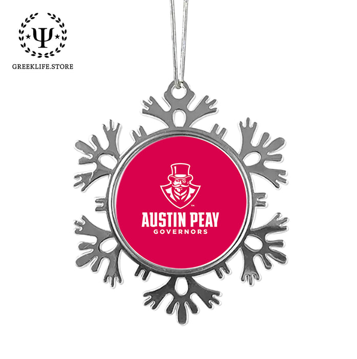 Austin Peay State University Christmas Ornament - Snowflake Metal