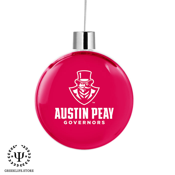 Austin Peay State University Christmas Ornament Flat Round