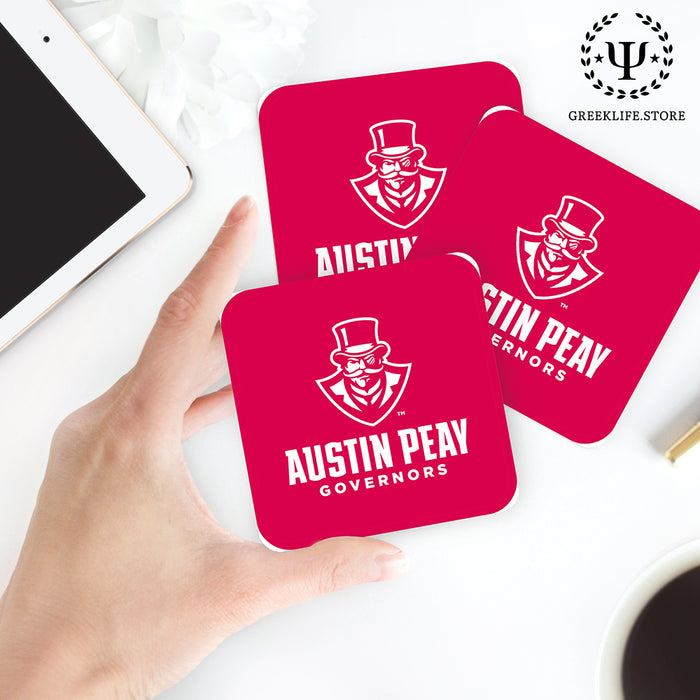 Austin Peay State University Beverage Coasters Square (Set of 4)