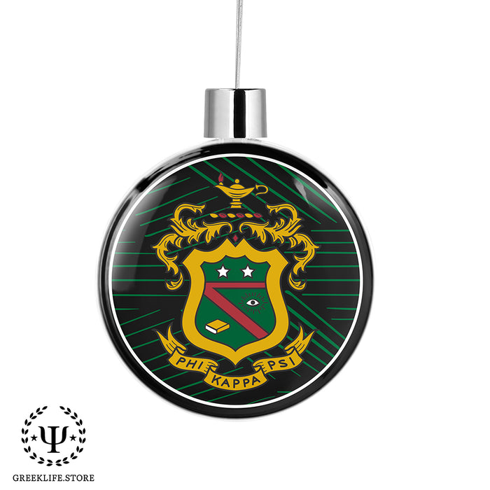 Phi Kappa Psi Christmas Ornament Flat Round