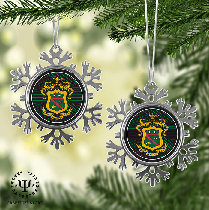 Phi Kappa Psi Christmas Ornament - Snowflake Metal