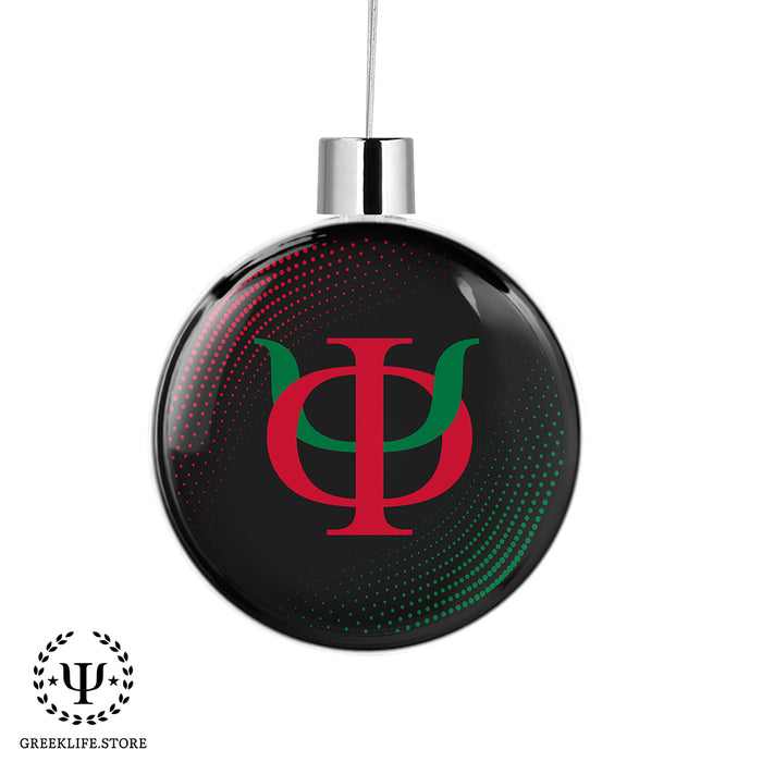 Phi Kappa Psi Christmas Ornament Flat Round
