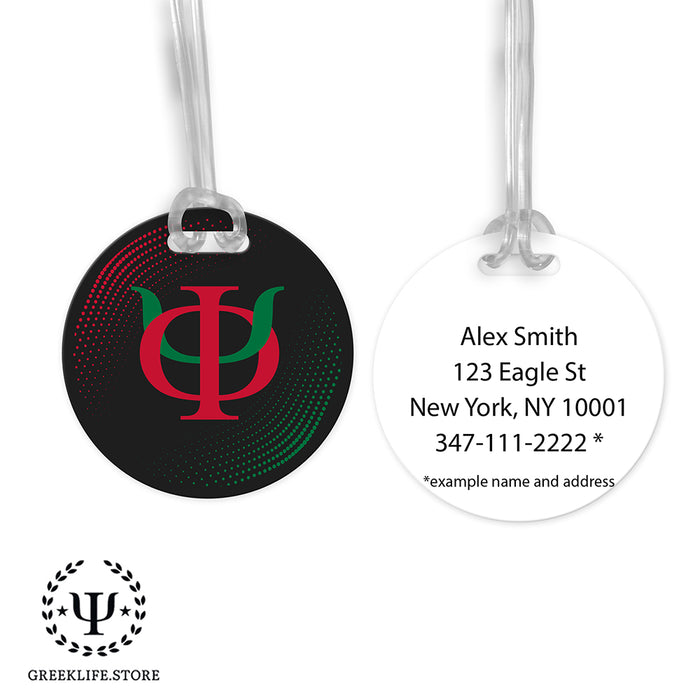 Phi Kappa Psi Luggage Bag Tag (round)