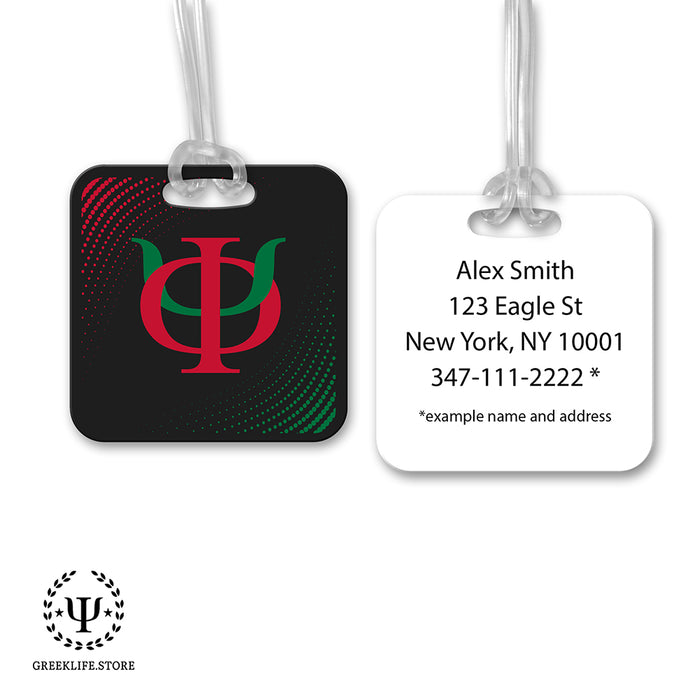 Phi Kappa Psi Luggage Bag Tag (square)