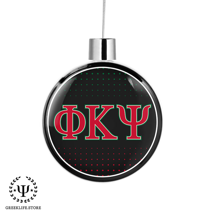 Phi Kappa Psi Christmas Ornament Flat Round