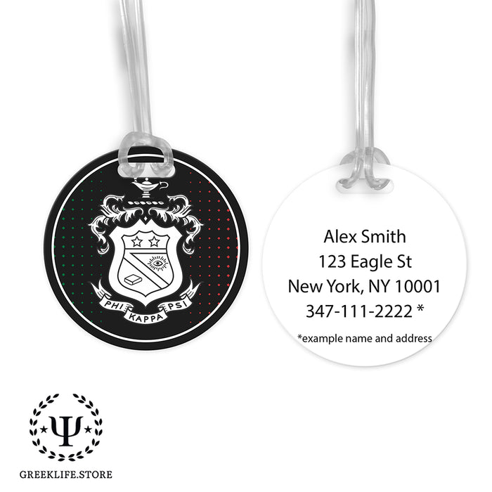 Phi Kappa Psi Luggage Bag Tag (round)