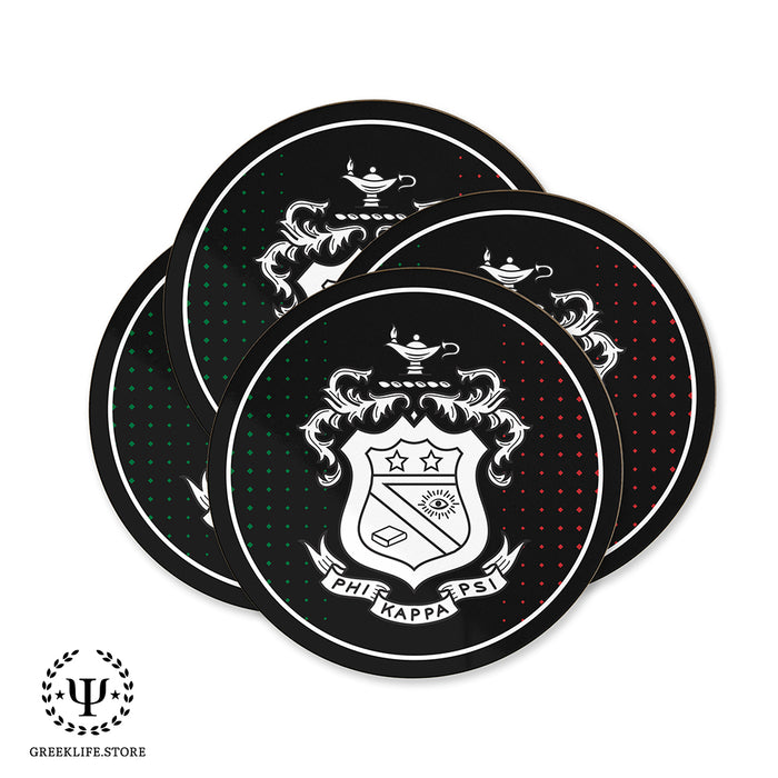 Phi Kappa Psi Beverage Coasters Round (Set of 4)