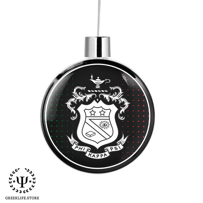 Phi Kappa Psi Christmas Ornament Flat Round