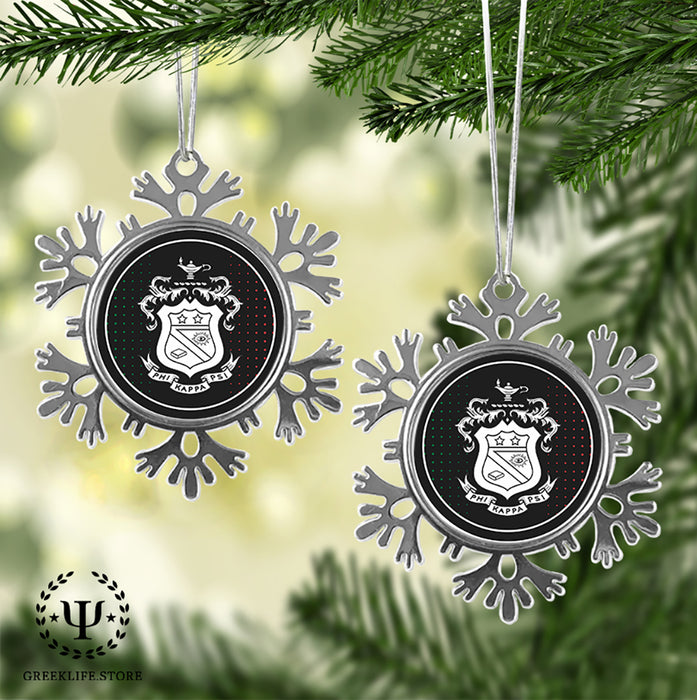 Phi Kappa Psi Christmas Ornament - Snowflake Metal