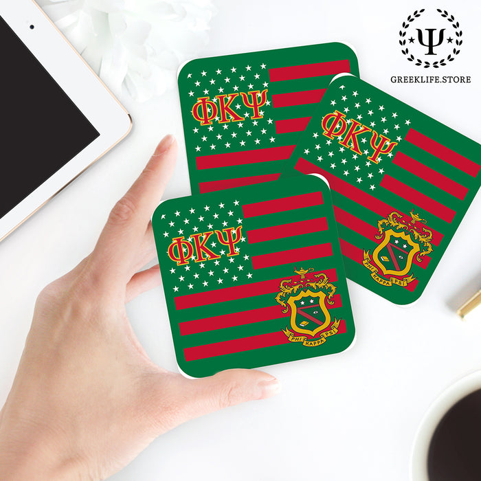 Phi Kappa Psi Beverage Coasters Square (Set of 4)