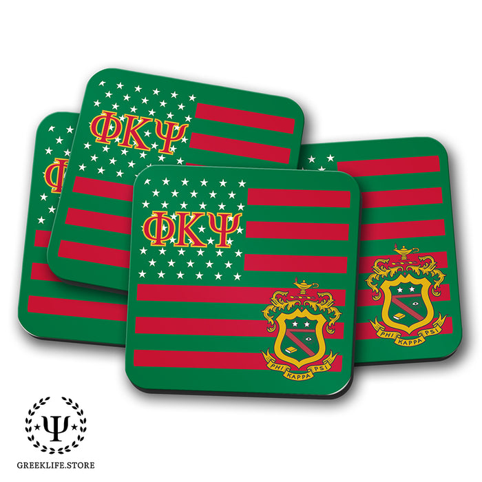 Phi Kappa Psi Beverage Coasters Square (Set of 4)