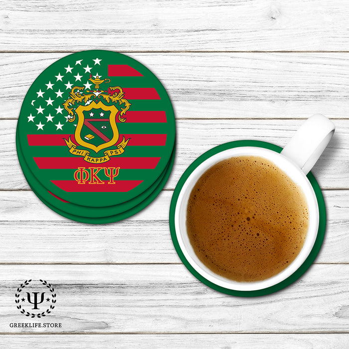 Phi Kappa Psi Beverage Coasters Round (Set of 4)
