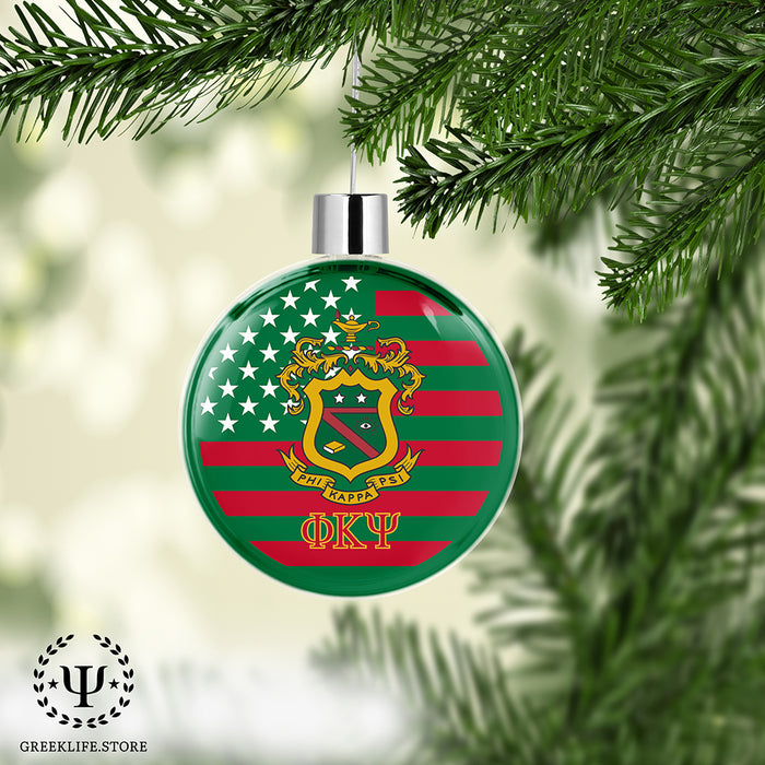 Phi Kappa Psi Christmas Ornament Flat Round