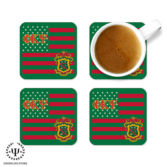 Phi Kappa Psi Beverage Coasters Square (Set of 4)