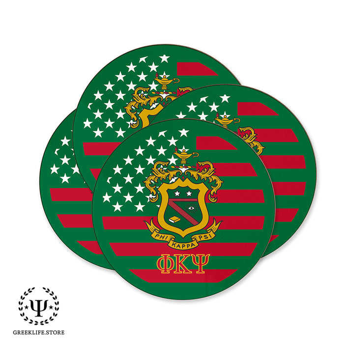 Phi Kappa Psi Beverage Coasters Round (Set of 4)