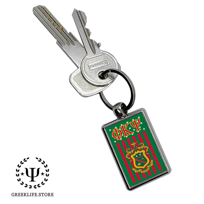 Phi Kappa Psi Keychain Rectangular