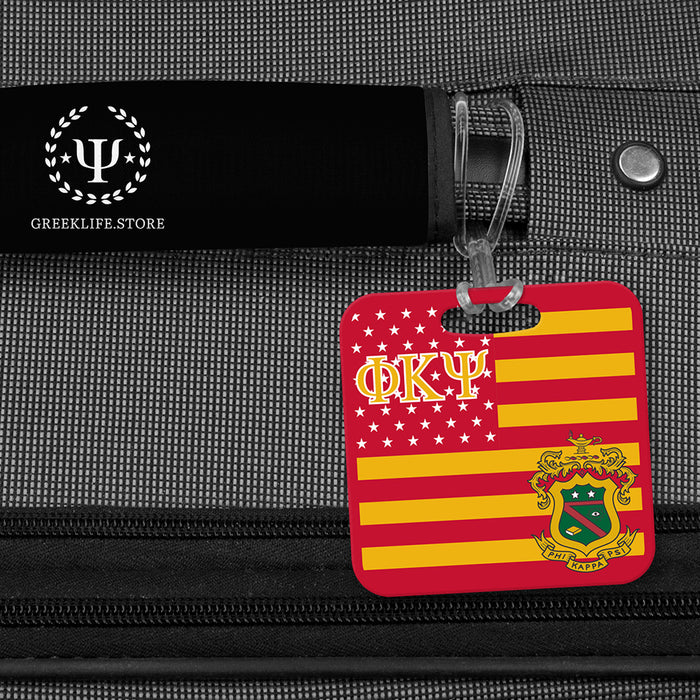 Phi Kappa Psi Luggage Bag Tag (square)