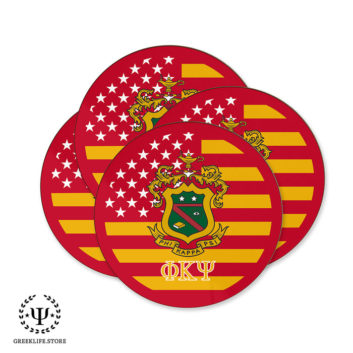 Phi Kappa Psi Beverage Coasters Round (Set of 4)