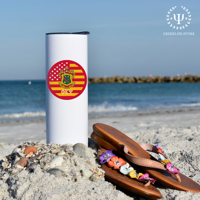 Phi Kappa Psi Stainless Steel Skinny Tumbler 20 OZ