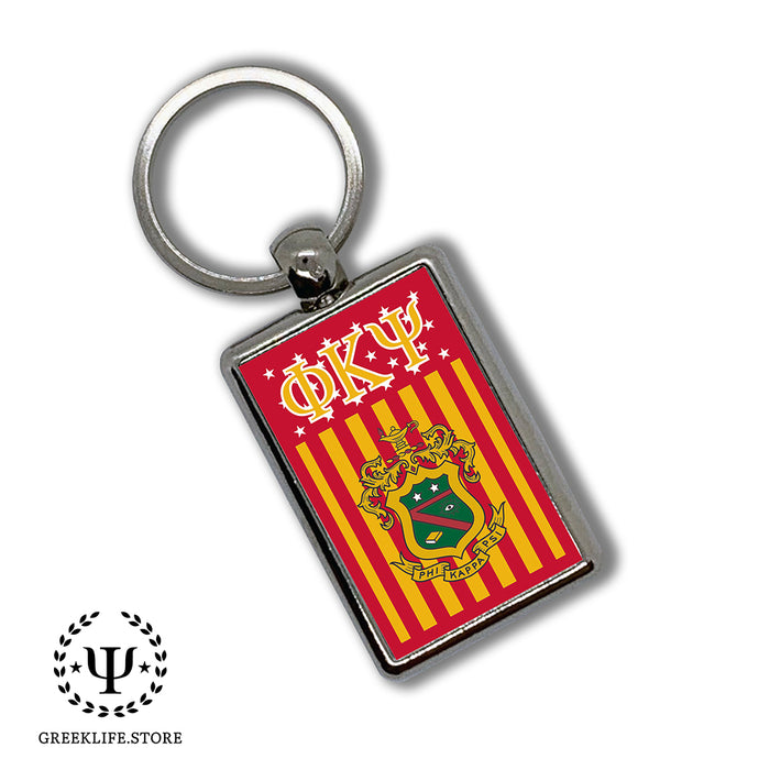 Phi Kappa Psi Keychain Rectangular