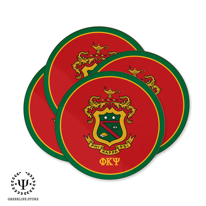 Phi Kappa Psi Beverage Coasters Round (Set of 4)